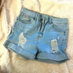 High waisted shorts
